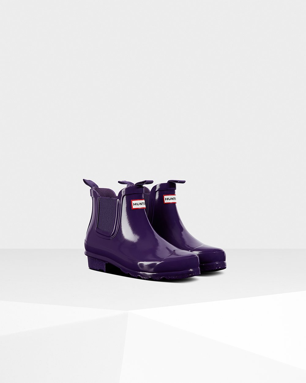 Kids Hunter Chelsea Boots Blue Purple - Original Big Gloss - 1962408-WC